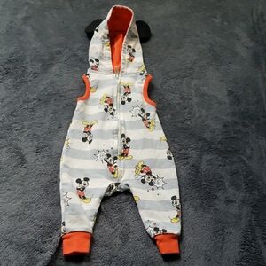 Disney Mickey Mouse Kids One Piece - Gray and Orange